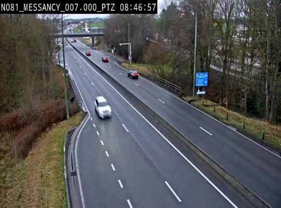 <h2>Webcam sur la N81 (E411) à hauteur du Cora Messancy. Vue orientée vers Arlon</h2>