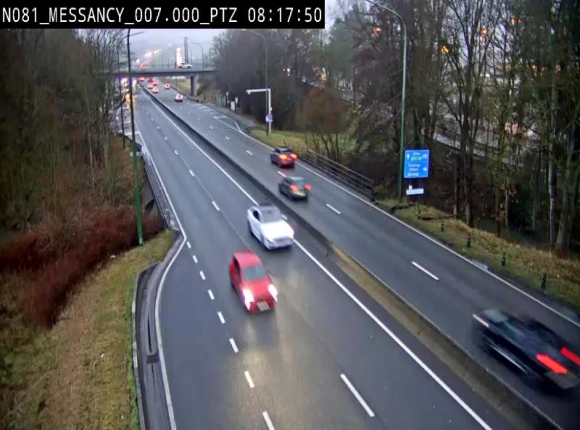 <h2>Webcam sur la N81 (E411) à hauteur du Cora Messancy. Vue orientée vers Arlon</h2>