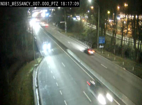 <h2>Webcam sur la N81 (E411) à hauteur du Cora Messancy. Vue orientée vers Arlon</h2>