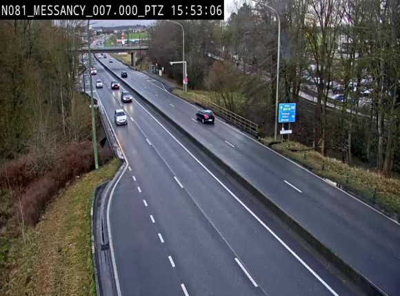 <h2>Webcam sur la N81 (E411) à hauteur du Cora Messancy. Vue orientée vers Arlon</h2>