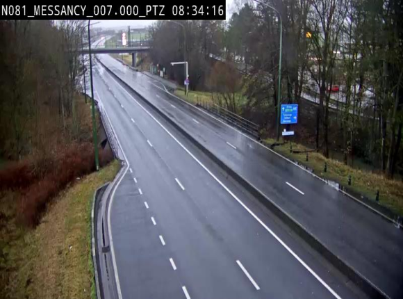 <h2>Webcam sur la N81 (E411) à hauteur du Cora Messancy. Vue orientée vers Arlon</h2>