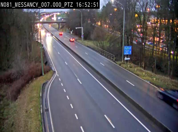 <h2>Webcam sur la N81 (E411) à hauteur du Cora Messancy. Vue orientée vers Arlon</h2>