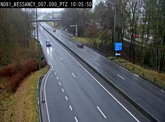 <h2>Webcam sur la N81 (E411) à hauteur du Cora Messancy. Vue orientée vers Arlon</h2>