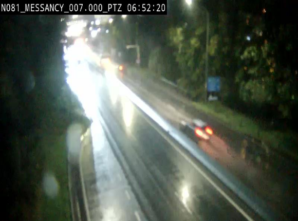 Webcam sur la N81 (E411) à hauteur du Cora Messancy. Vue orientée vers Arlon
