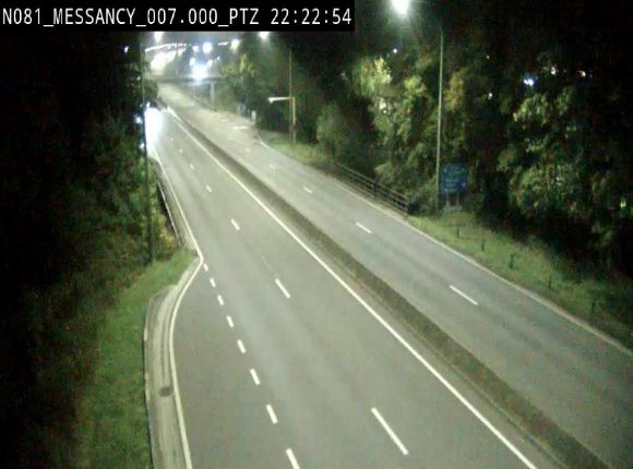 Webcam sur la N81 (E411) à hauteur du Cora Messancy. Vue orientée vers Arlon