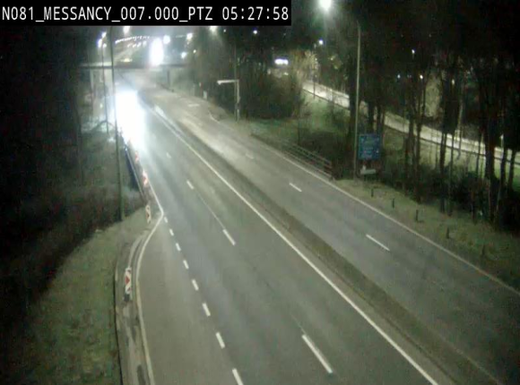 Webcam sur la N81 (E411) à hauteur du Cora Messancy. Vue orientée vers Arlon