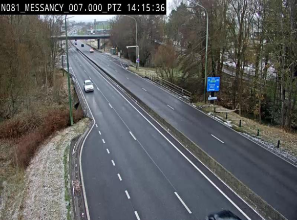 <h2>Webcam sur la N81 (E411) à hauteur du Cora Messancy. Vue orientée vers Arlon</h2>