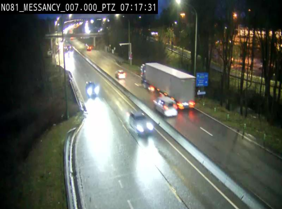 <h2>Webcam sur la N81 (E411) à hauteur du Cora Messancy. Vue orientée vers Arlon</h2>