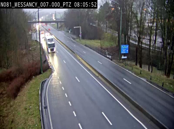 <h2>Webcam sur la N81 (E411) à hauteur du Cora Messancy. Vue orientée vers Arlon</h2>