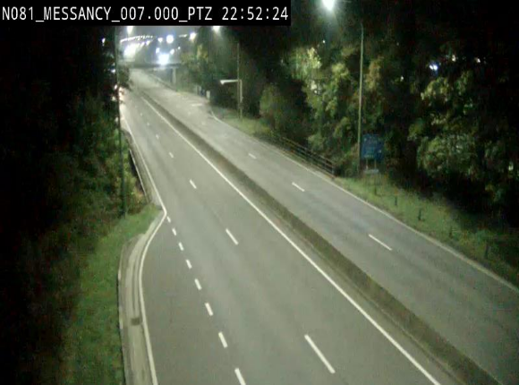 Webcam sur la N81 (E411) à hauteur du Cora Messancy. Vue orientée vers Arlon
