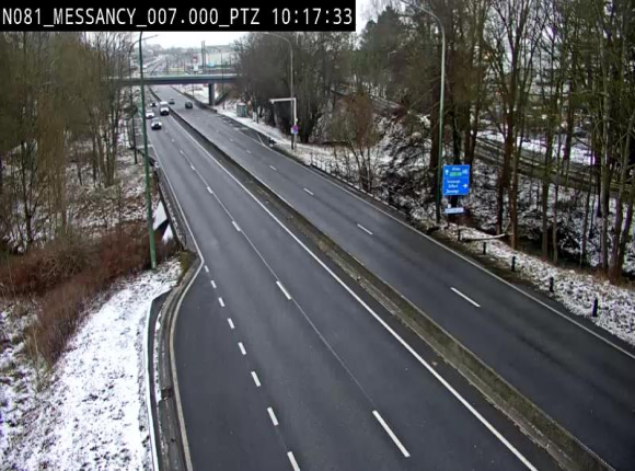 <h2>Webcam sur la N81 (E411) à hauteur du Cora Messancy. Vue orientée vers Arlon</h2>