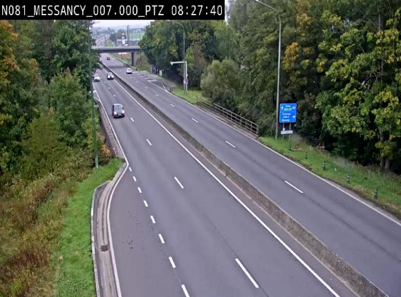 <h2>Webcam sur la N81 (E411) à hauteur du Cora Messancy. Vue orientée vers Arlon</h2>