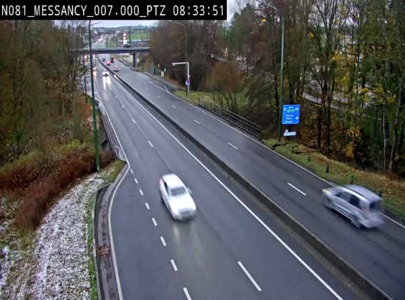 <h2>Webcam sur la N81 (E411) à hauteur du Cora Messancy. Vue orientée vers Arlon</h2>