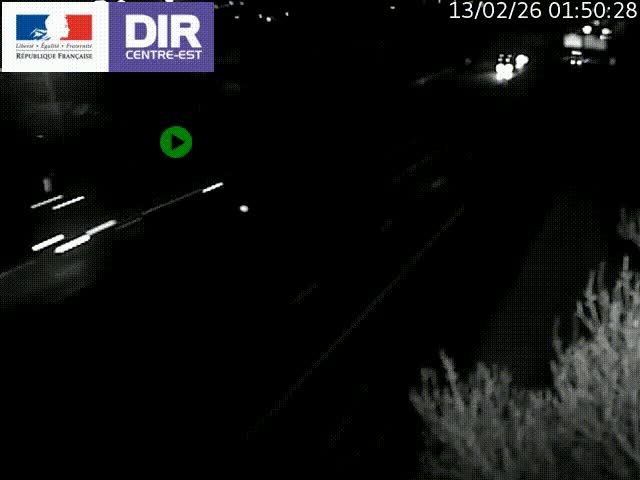 <h2>Caméra de circulation à Saint-Priest à la jonction entre l'A43 et l'A46 en direction de Marseille</h2>