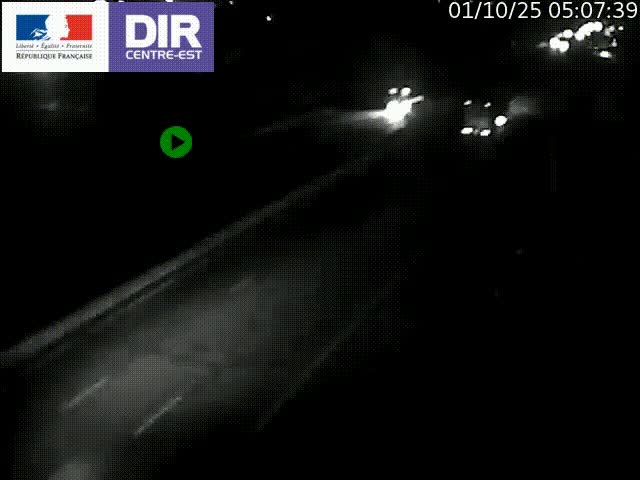 <h2>Caméra de circulation à Saint-Priest à la jonction entre l'A43 et l'A46 en direction de Marseille</h2>