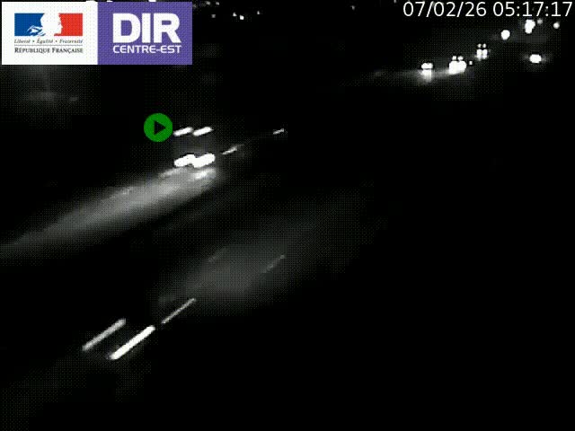 <h2>Caméra de circulation à Saint-Priest à la jonction entre l'A43 et l'A46 en direction de Marseille</h2>