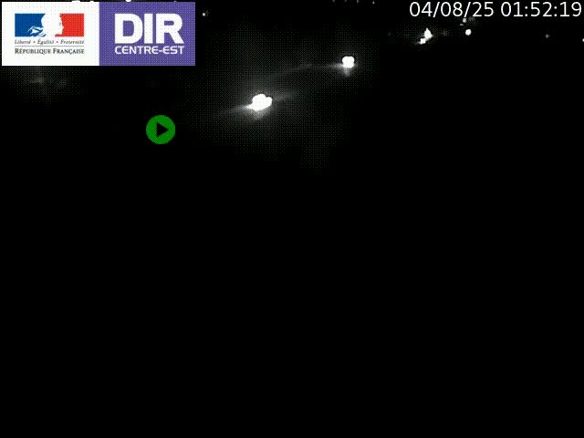 <h2>Caméra de circulation à Saint-Priest à la jonction entre l'A43 et l'A46 en direction de Marseille</h2>