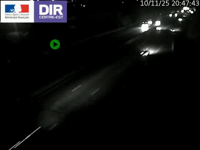 <h2>Caméra de circulation à Saint-Priest à la jonction entre l'A43 et l'A46 en direction de Marseille</h2>