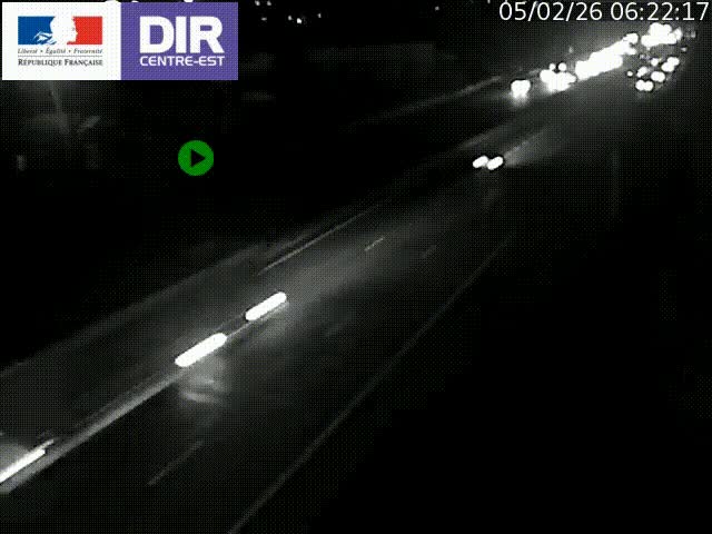 <h2>Caméra de circulation à Saint-Priest à la jonction entre l'A43 et l'A46 en direction de Marseille</h2>