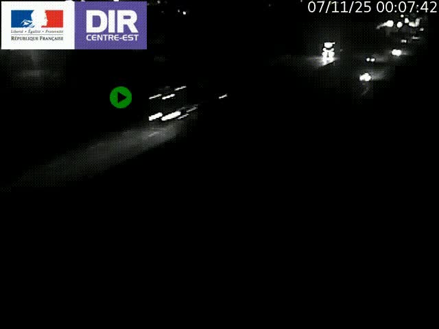 Caméra de circulation à Saint-Priest à la jonction entre l'A43 et l'A46 en direction de Marseille