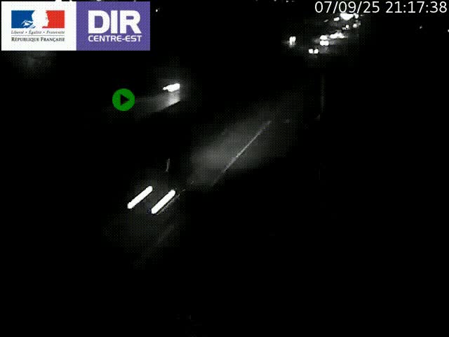 <h2>Caméra de circulation à Saint-Priest à la jonction entre l'A43 et l'A46 en direction de Marseille</h2>