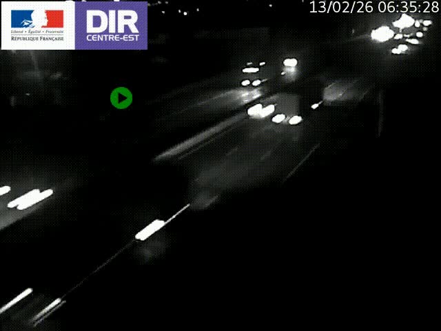<h2>Caméra de circulation à Saint-Priest à la jonction entre l'A43 et l'A46 en direction de Marseille</h2>