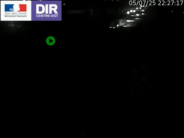 <h2>Caméra de circulation à Saint-Priest à la jonction entre l'A43 et l'A46 en direction de Marseille</h2>