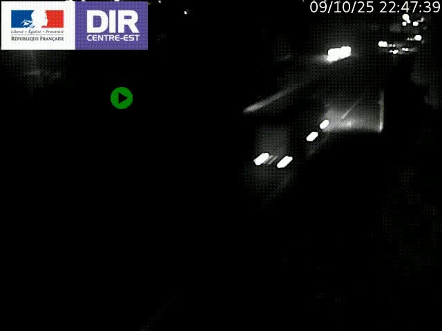 <h2>Caméra de circulation à Saint-Priest à la jonction entre l'A43 et l'A46 en direction de Marseille</h2>