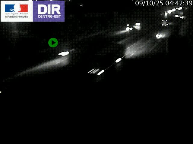 <h2>Caméra de circulation à Saint-Priest à la jonction entre l'A43 et l'A46 en direction de Marseille</h2>