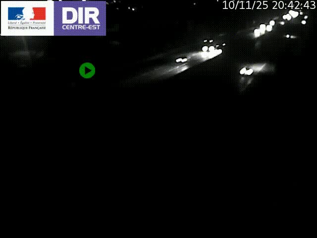 <h2>Caméra de circulation à Saint-Priest à la jonction entre l'A43 et l'A46 en direction de Marseille</h2>