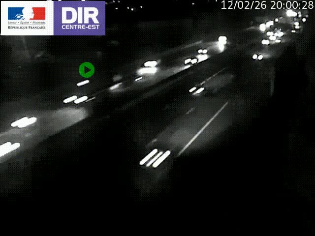 <h2>Caméra de circulation à Saint-Priest à la jonction entre l'A43 et l'A46 en direction de Marseille</h2>