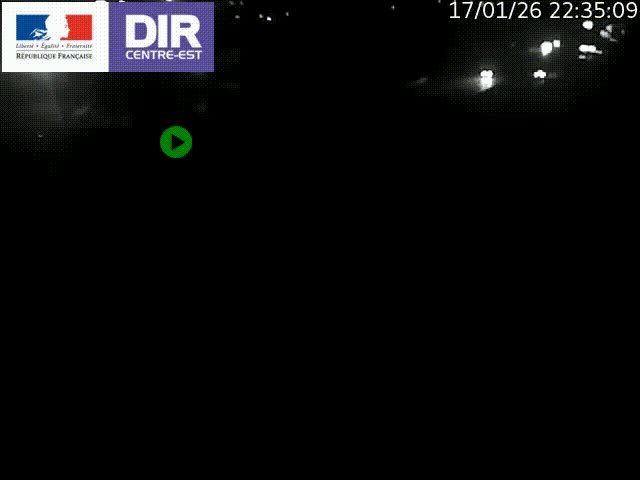 Caméra de circulation à Saint-Priest à la jonction entre l'A43 et l'A46 en direction de Marseille