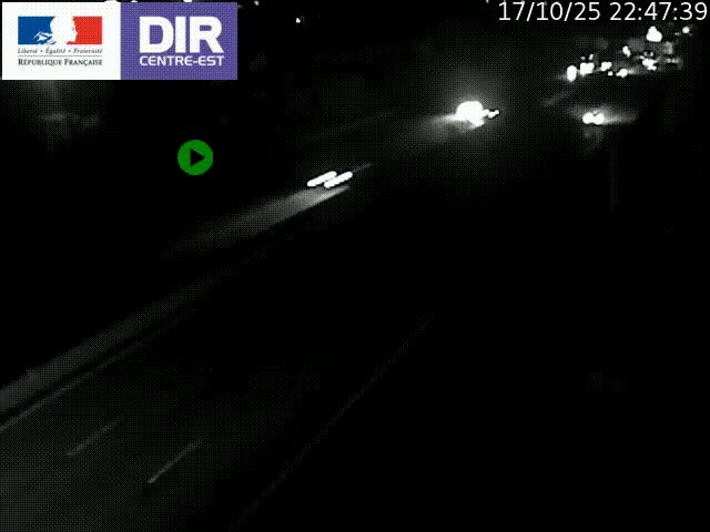 <h2>Caméra de circulation à Saint-Priest à la jonction entre l'A43 et l'A46 en direction de Marseille</h2>