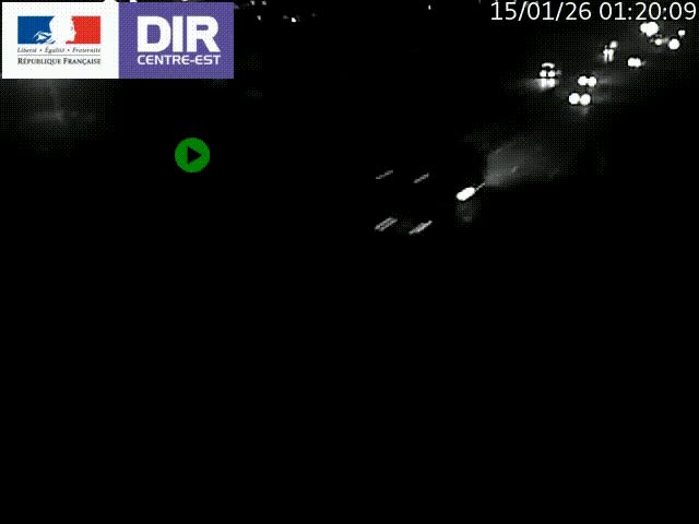 <h2>Caméra de circulation à Saint-Priest à la jonction entre l'A43 et l'A46 en direction de Marseille</h2>