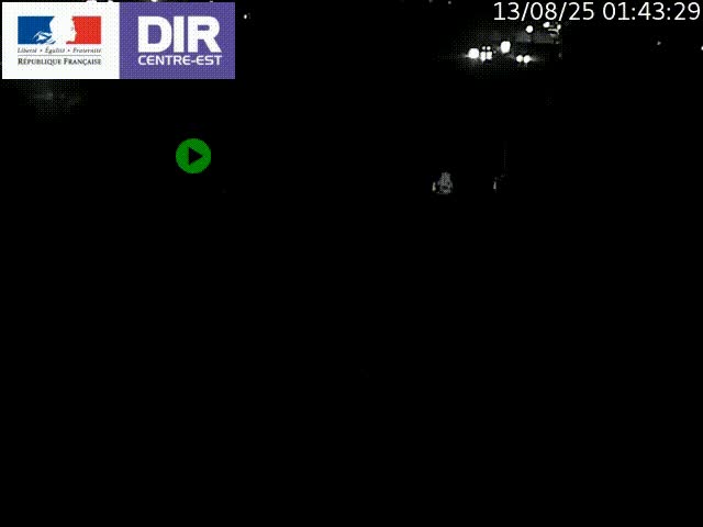 <h2>Caméra de circulation à Saint-Priest à la jonction entre l'A43 et l'A46 en direction de Marseille</h2>