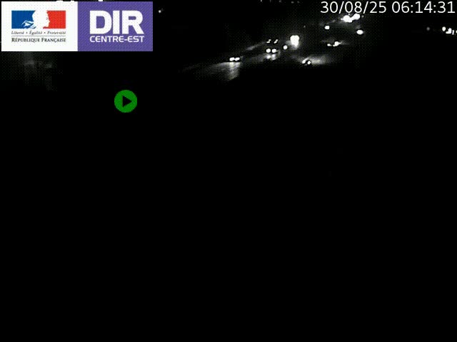 <h2>Caméra de circulation à Saint-Priest à la jonction entre l'A43 et l'A46 en direction de Marseille</h2>