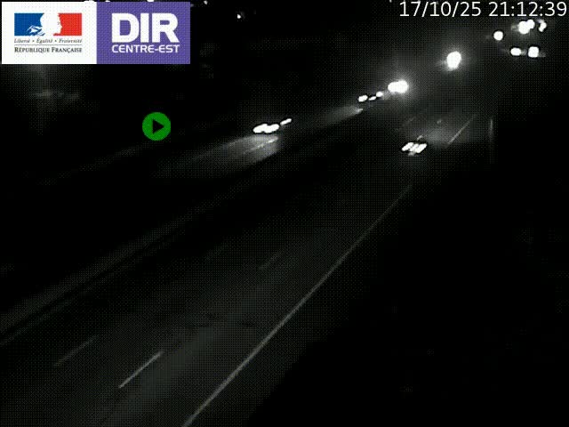 <h2>Caméra de circulation à Saint-Priest à la jonction entre l'A43 et l'A46 en direction de Marseille</h2>