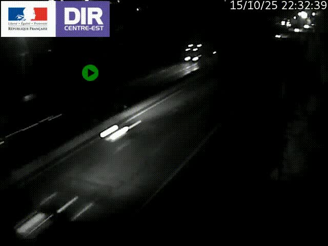<h2>Caméra de circulation à Saint-Priest à la jonction entre l'A43 et l'A46 en direction de Marseille</h2>