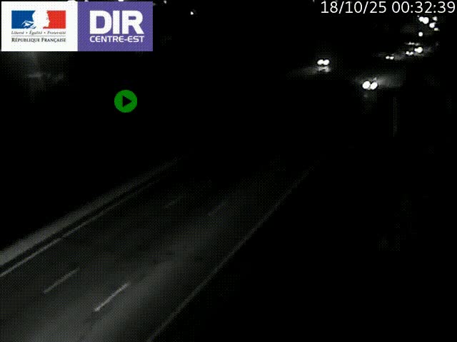 <h2>Caméra de circulation à Saint-Priest à la jonction entre l'A43 et l'A46 en direction de Marseille</h2>
