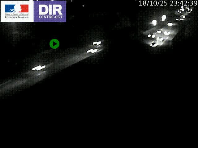 <h2>Caméra de circulation à Saint-Priest à la jonction entre l'A43 et l'A46 en direction de Marseille</h2>