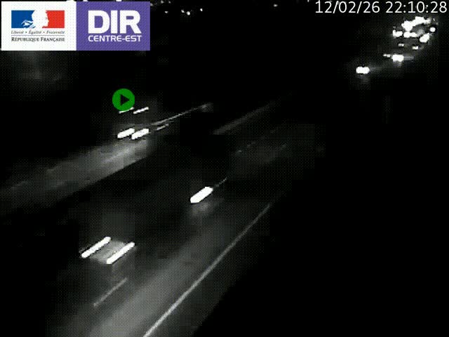 <h2>Caméra de circulation à Saint-Priest à la jonction entre l'A43 et l'A46 en direction de Marseille</h2>