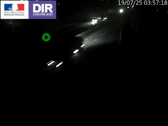 <h2>Caméra de circulation à Saint-Priest à la jonction entre l'A43 et l'A46 en direction de Marseille</h2>