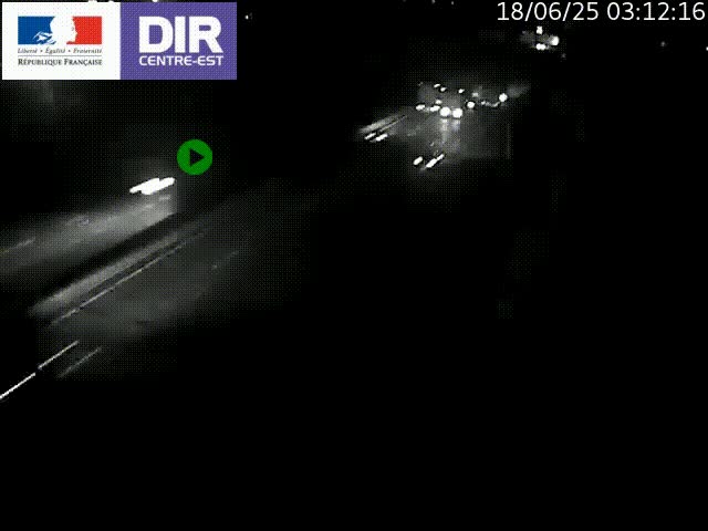 <h2>Caméra de circulation à Saint-Priest à la jonction entre l'A43 et l'A46 en direction de Marseille</h2>