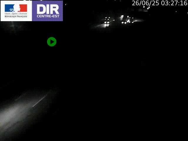 Caméra de circulation à Saint-Priest à la jonction entre l'A43 et l'A46 en direction de Marseille