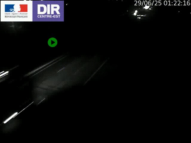 Caméra de circulation à Saint-Priest à la jonction entre l'A43 et l'A46 en direction de Marseille