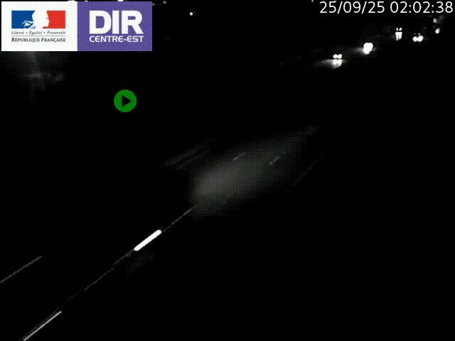 Caméra de circulation à Saint-Priest à la jonction entre l'A43 et l'A46 en direction de Marseille