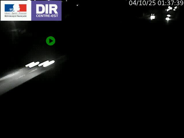 Caméra de circulation à Saint-Priest à la jonction entre l'A43 et l'A46 en direction de Marseille
