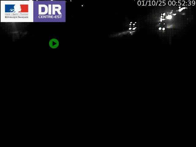 Caméra de circulation à Saint-Priest à la jonction entre l'A43 et l'A46 en direction de Marseille
