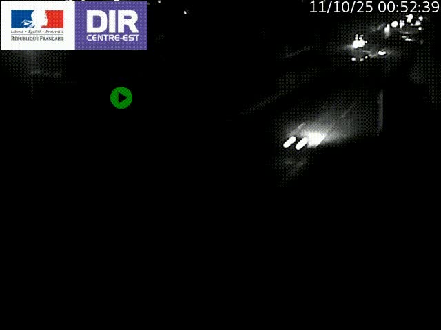 Caméra de circulation à Saint-Priest à la jonction entre l'A43 et l'A46 en direction de Marseille