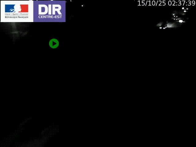 Caméra de circulation à Saint-Priest à la jonction entre l'A43 et l'A46 en direction de Marseille